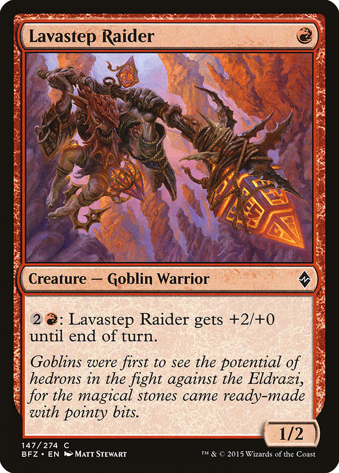 {C} Lavastep Raider [Battle for Zendikar][BFZ 147]