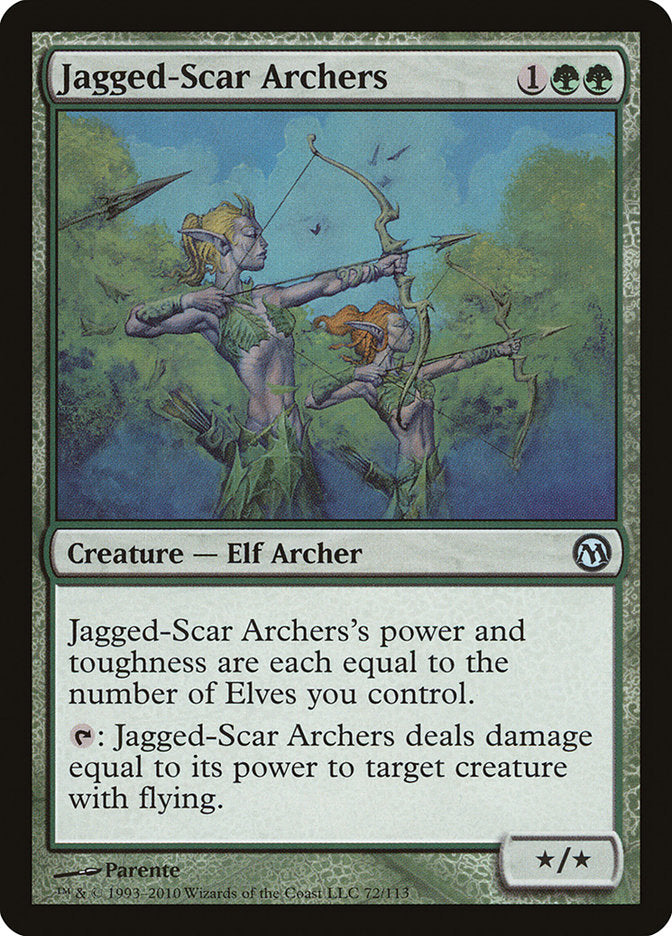 {C} Jagged-Scar Archers [Duels of the Planeswalkers][DPA 072]