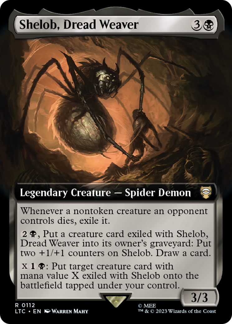 {R} Shelob, Dread Weaver (Extended Art) [The Lord of the Rings: Tales of Middle-Earth Commander][LTC 112]