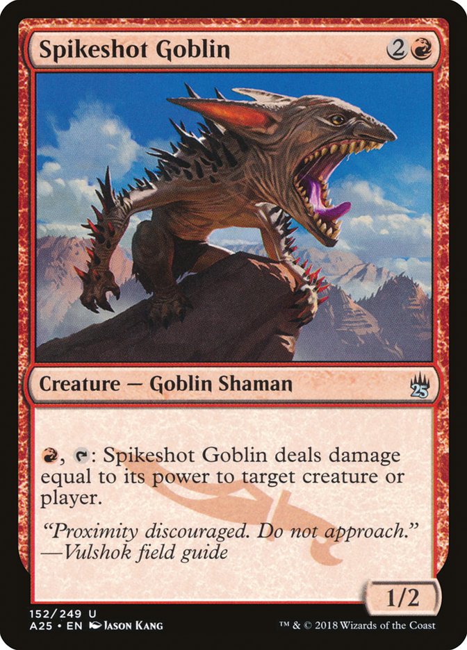 {C} Spikeshot Goblin [Masters 25][A25 152]