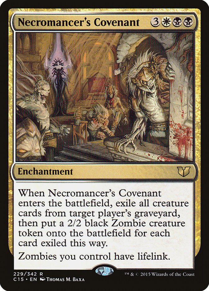 {R} Necromancer's Covenant [Commander 2015][C15 229]