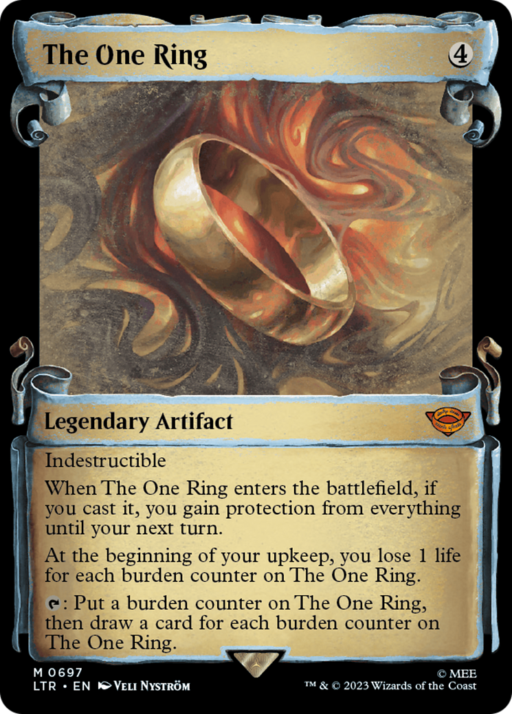 {R} The One Ring [The Lord of the Rings: Tales of Middle-Earth Showcase Scrolls][LTR 697]