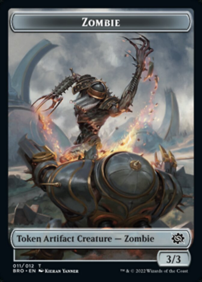 {T} Zombie Token [The Brothers' War Tokens][TBRO 011]