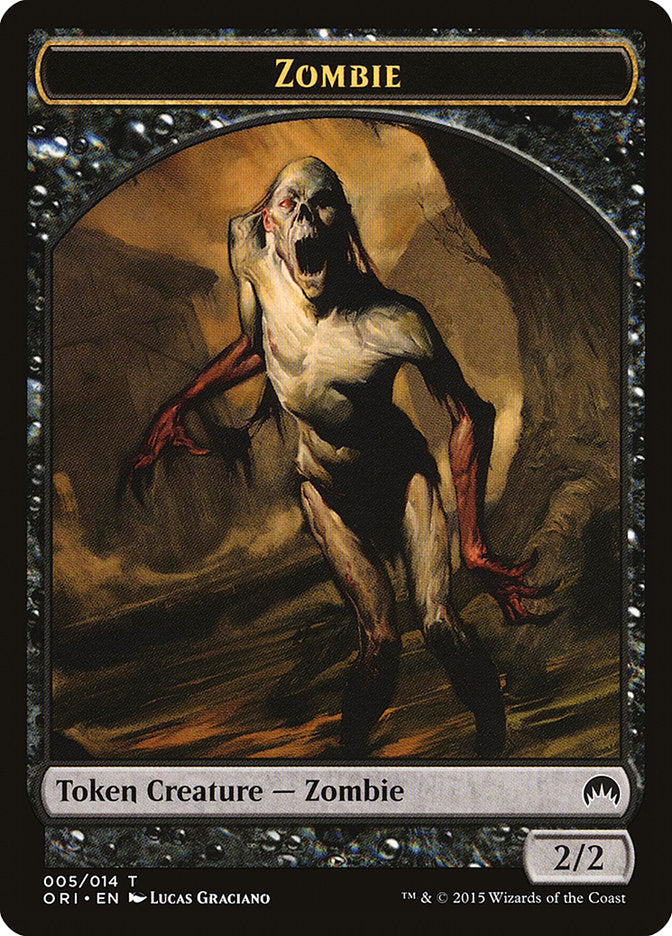 {T} Zombie Token [Magic Origins Tokens][TORI 005]