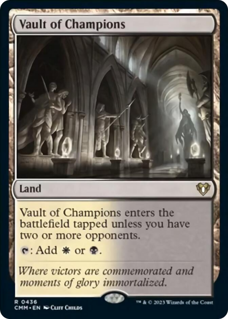 {R} Vault of Champions [Commander Masters][CMM 436]