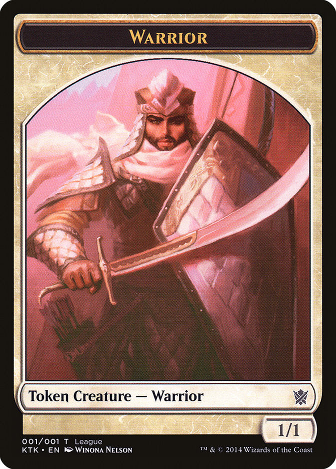 {T} Warrior Token [League Tokens 2014][TL14 004]