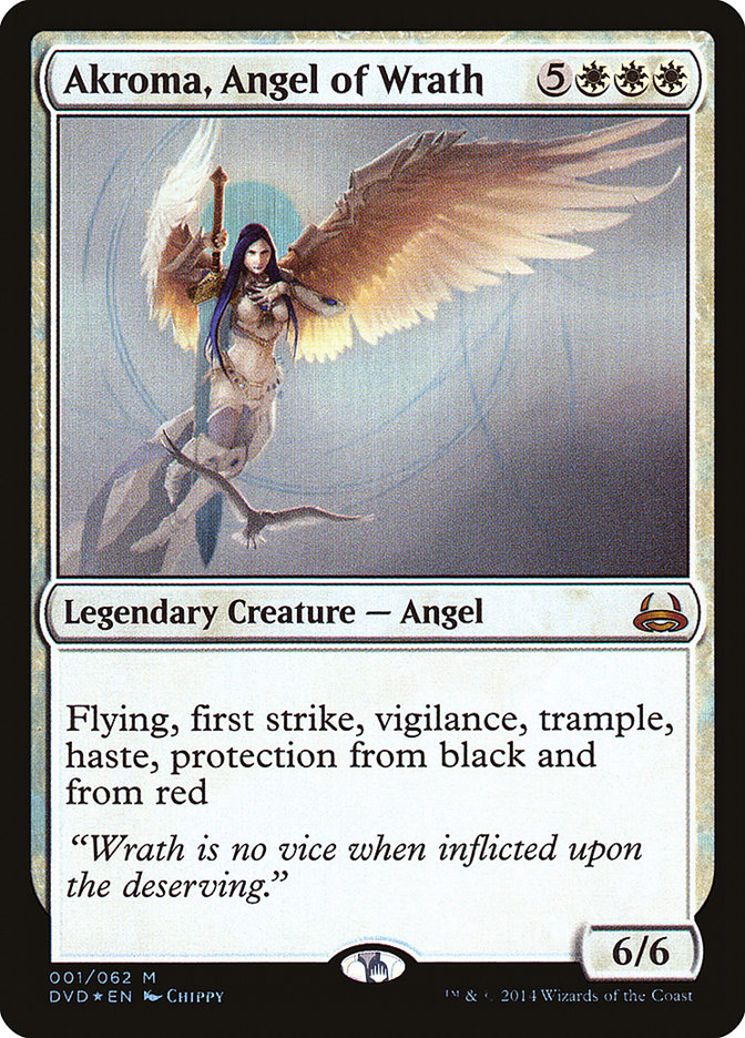 {R} Akroma, Angel of Wrath (Divine vs. Demonic) [Duel Decks Anthology][DVD 001]