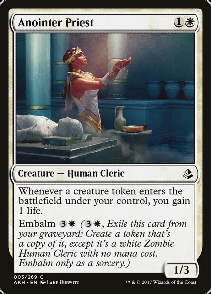 {C} Anointer Priest [Amonkhet][AKH 003]