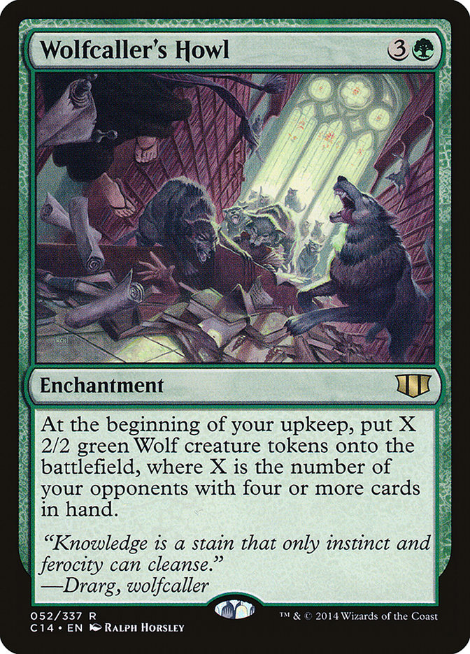 {R} Wolfcaller's Howl [Commander 2014][C14 052]