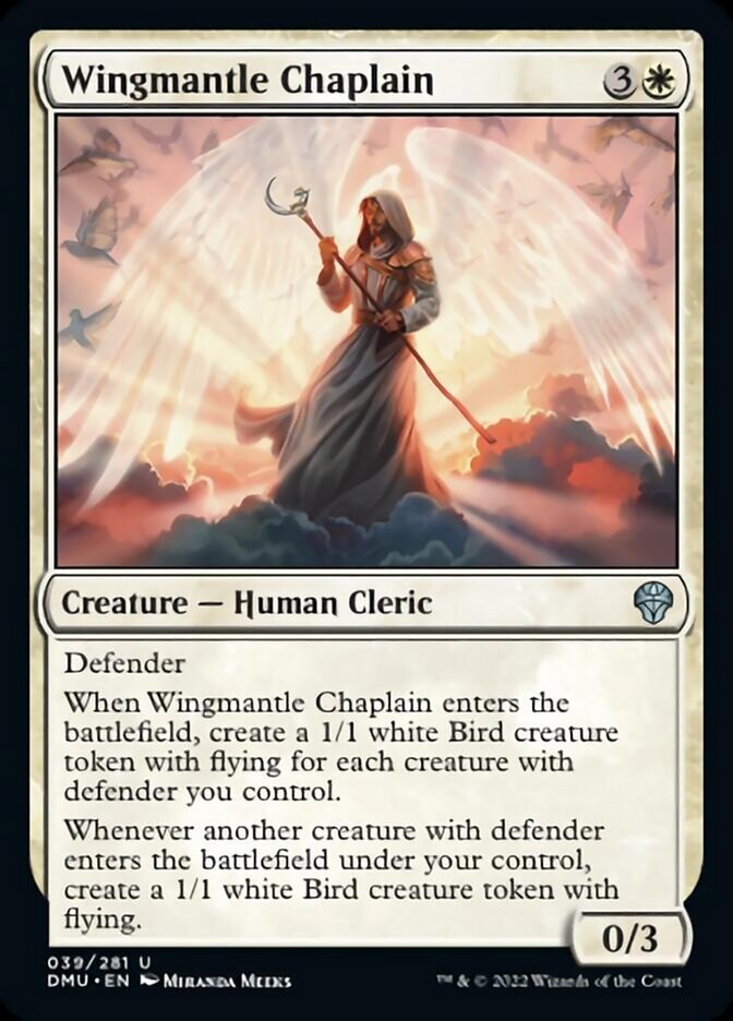 {@C} Wingmantle Chaplain [Dominaria United][DMU 039]