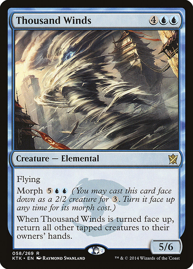 {R} Thousand Winds [Khans of Tarkir][KTK 058]