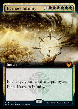 {R} Harness Infinity (Extended Art) [Strixhaven: School of Mages][STX 343]