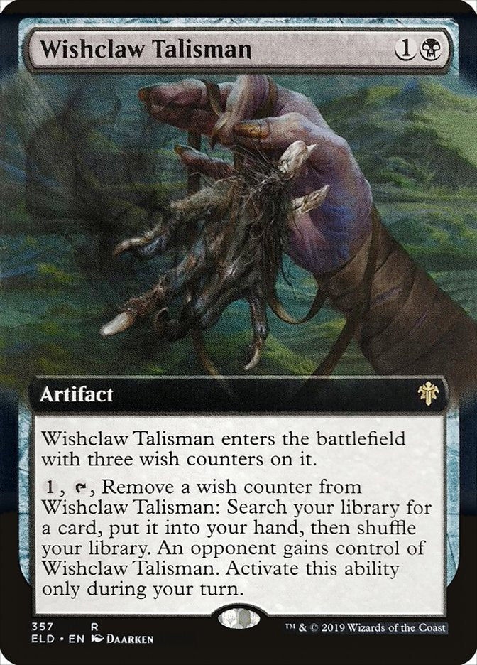 {R} Wishclaw Talisman (Extended Art) [Throne of Eldraine][ELD 357]