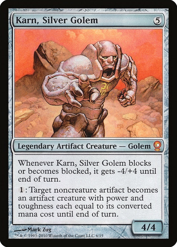 {R} Karn, Silver Golem [From the Vault: Relics][V10 006]