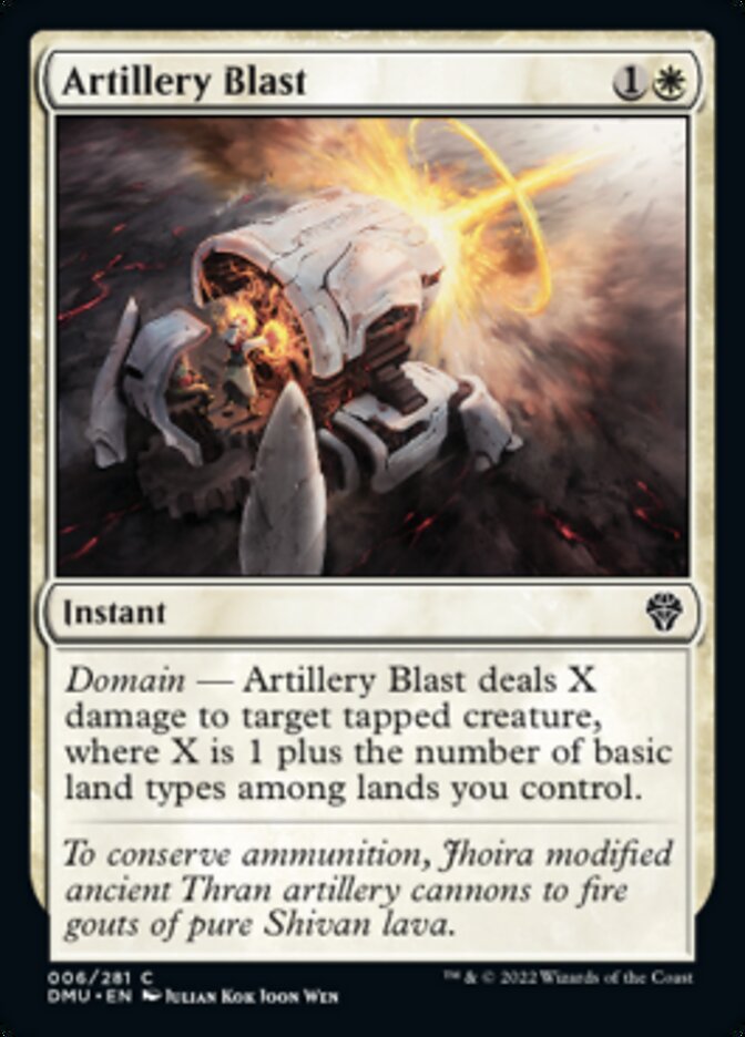 {@C} Artillery Blast [Dominaria United][DMU 006]