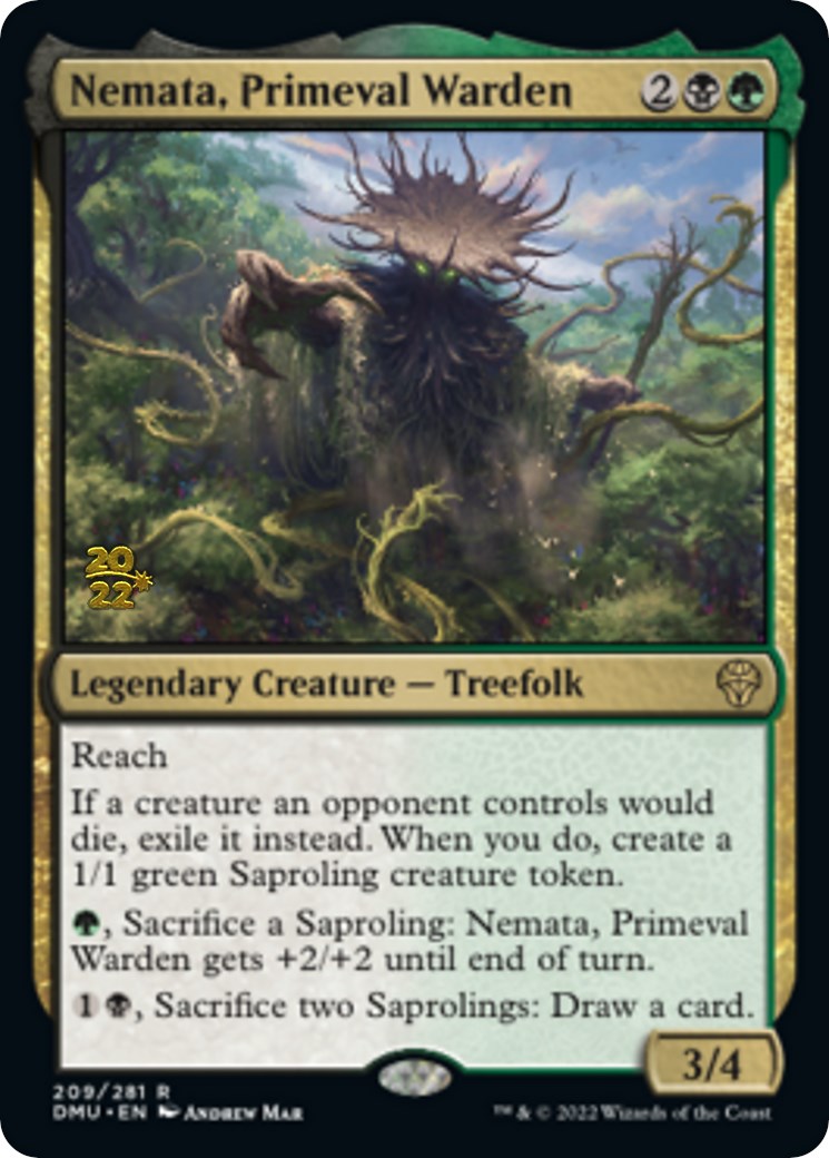 {@R} Nemata, Primeval Warden [Dominaria United Prerelease Promos][PR DMU 209]