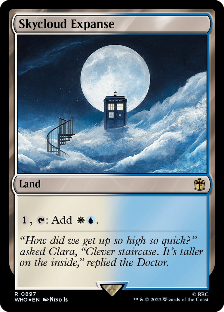 {R} Skycloud Expanse (Surge Foil) [Doctor Who][WHO 897]