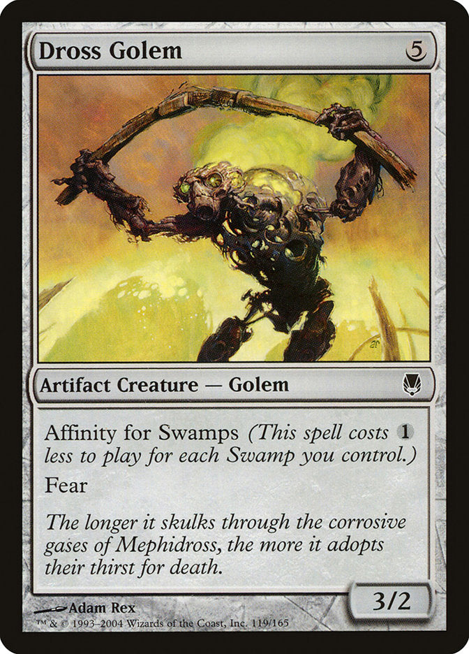 {C} Dross Golem [Darksteel][DST 119]