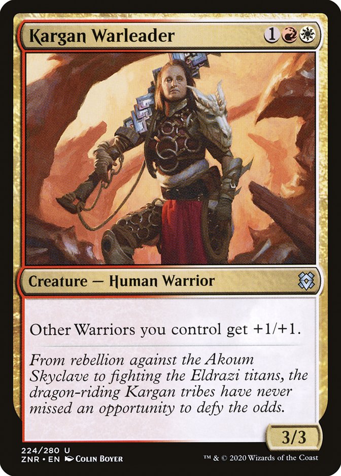 {C} Kargan Warleader [Zendikar Rising][ZNR 224]