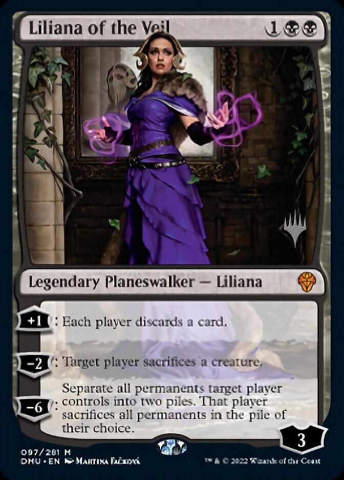 {@R} Liliana of the Veil (Promo Pack) [Dominaria United Promos][PP DMU 097]