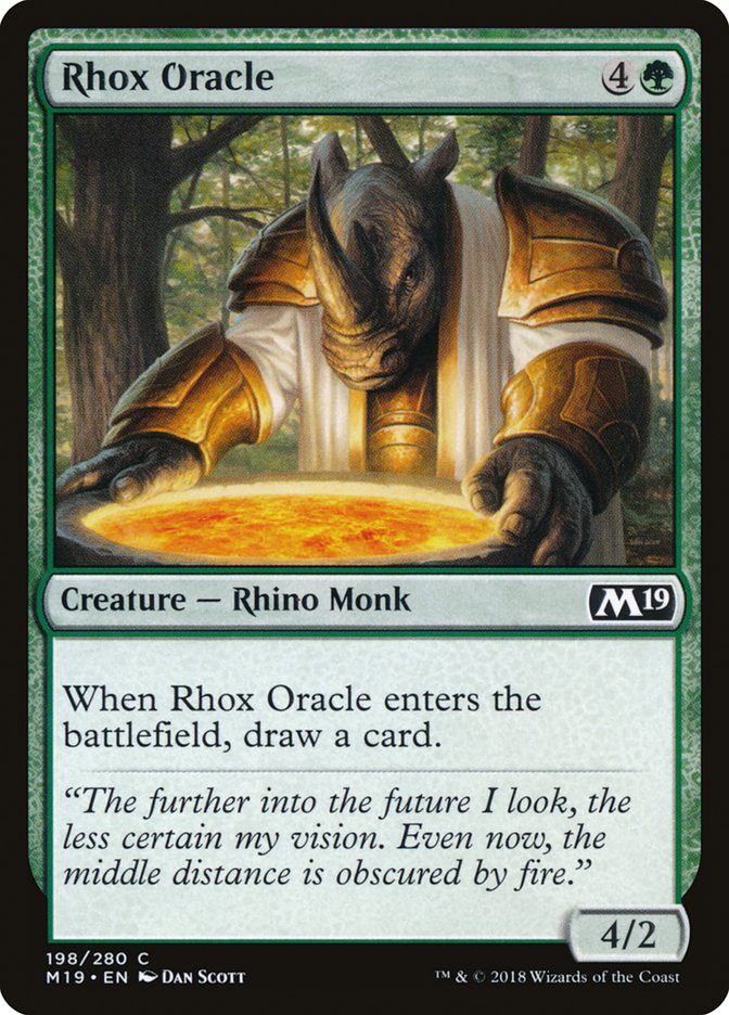 {C} Rhox Oracle [Core Set 2019][M19 198]