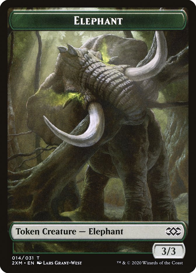 {T} Elephant Token [Double Masters Tokens][T2XM 014]