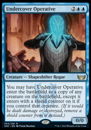 {R} Undercover Operative (Promo Pack) [Streets of New Capenna Promos][PP SNC 063]