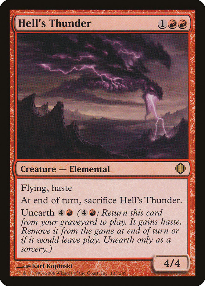 {R} Hell's Thunder [Shards of Alara][ALA 103]