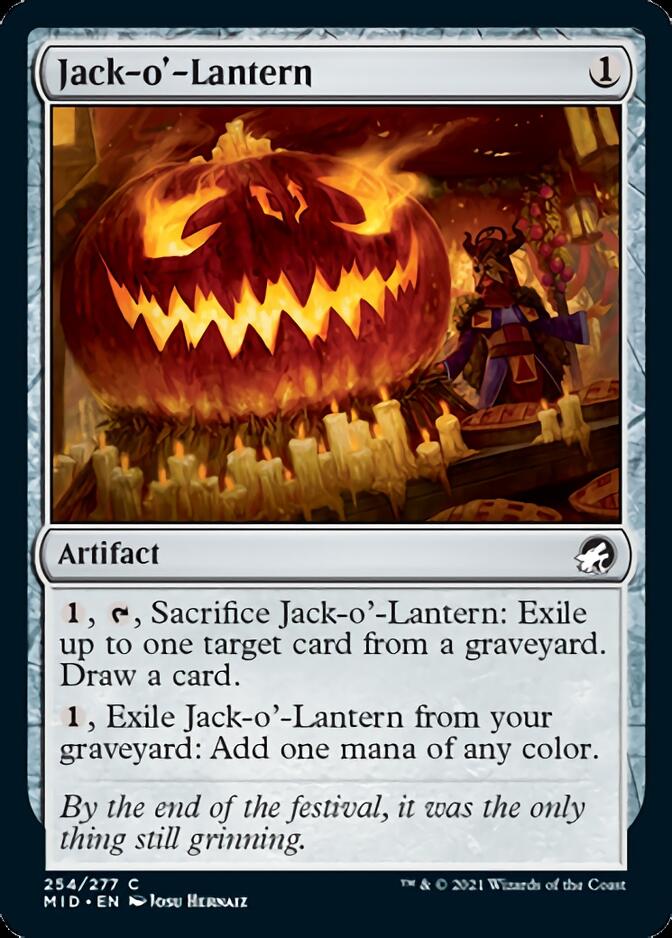 {C} Jack-o'-Lantern [Innistrad: Midnight Hunt][MID 254]