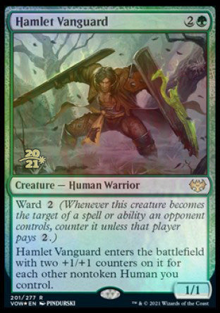 {@R} Hamlet Vanguard [Innistrad: Crimson Vow Prerelease Promos][PR VOW 201]