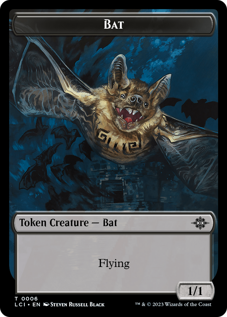 {T} Vampire // Bat Double-Sided Token [The Lost Caverns of Ixalan Tokens][TLCI 4//6]