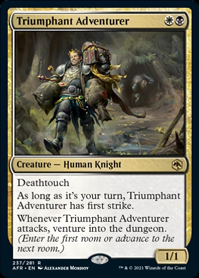 {R} Triumphant Adventurer [Dungeons & Dragons: Adventures in the Forgotten Realms][AFR 237]