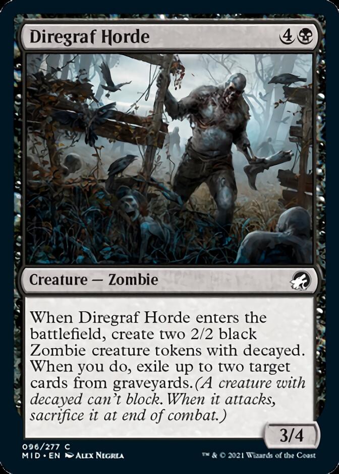 {C} Diregraf Horde [Innistrad: Midnight Hunt][MID 096]