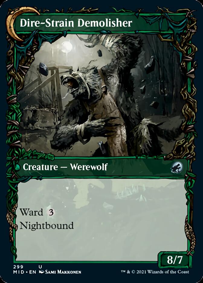 {C} Burly Breaker // Dire-Strain Demolisher (Showcase Equinox) [Innistrad: Midnight Hunt][MID 299]