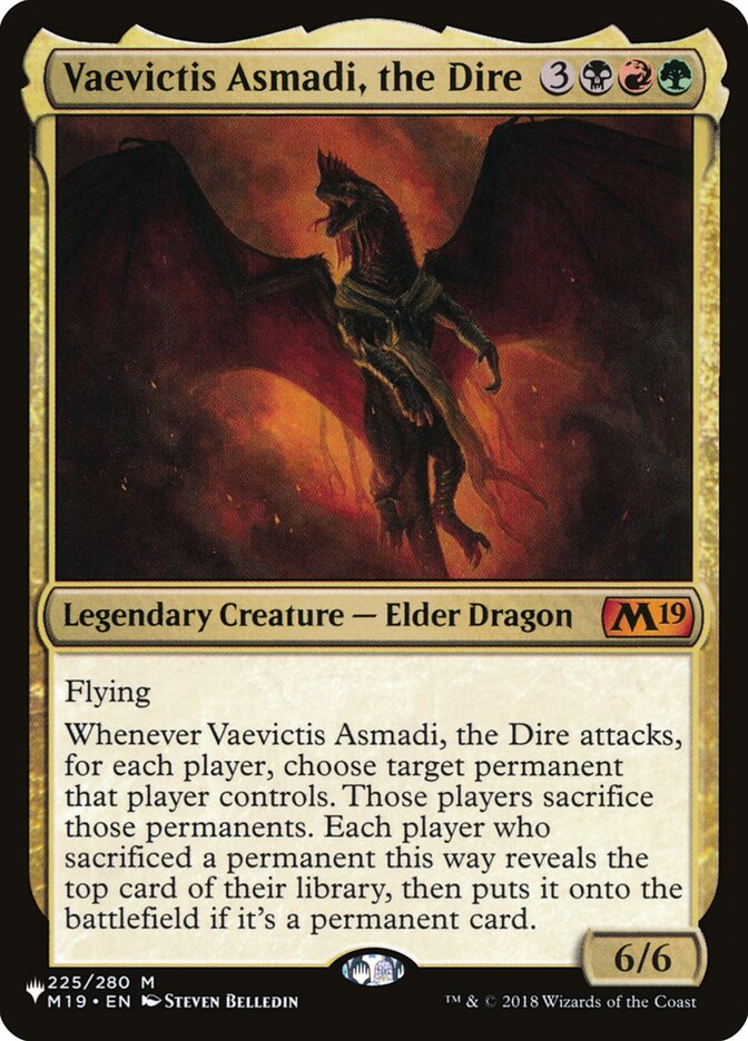 {R} Vaevictis Asmadi, the Dire [The List][LS M19 225]