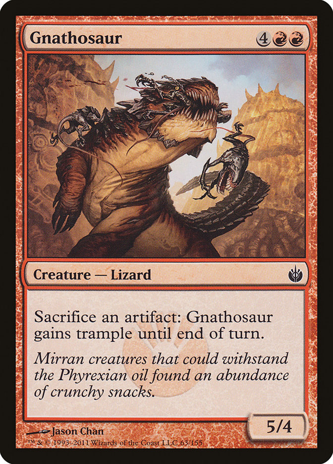 {C} Gnathosaur [Mirrodin Besieged][MBS 063]