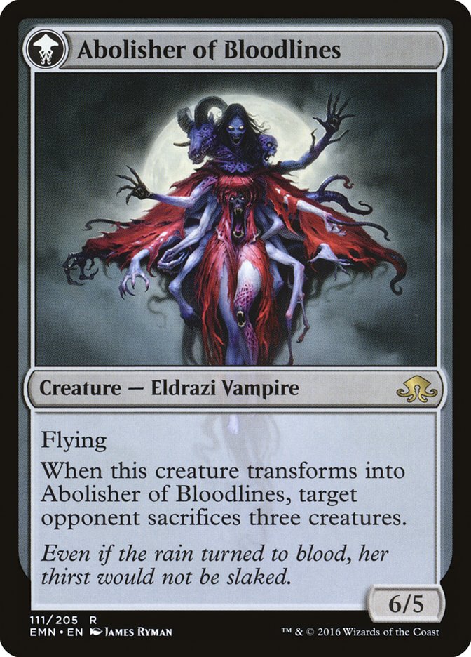 {R} Voldaren Pariah // Abolisher of Bloodlines [Eldritch Moon][EMN 111]