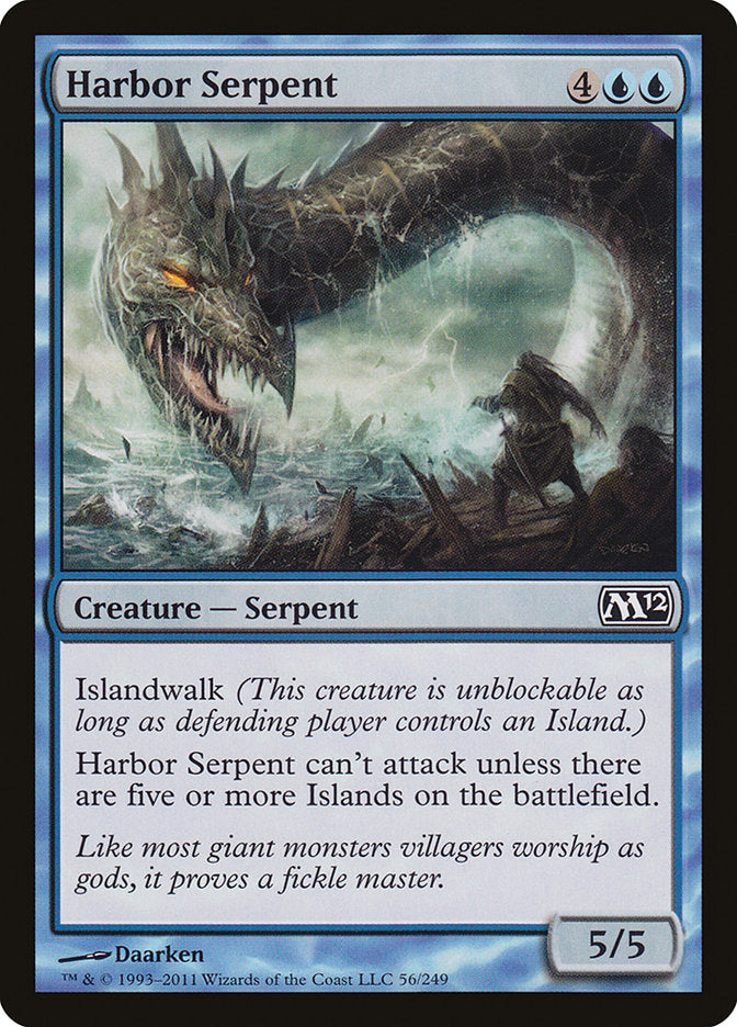 {C} Harbor Serpent [Magic 2012][M12 056]