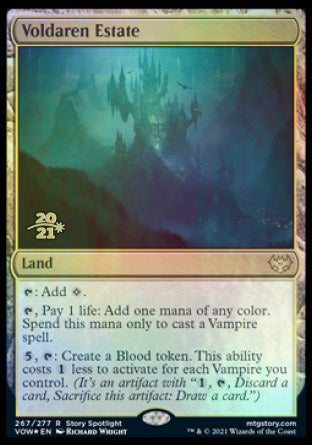 {@R} Voldaren Estate [Innistrad: Crimson Vow Prerelease Promos][PR VOW 267]