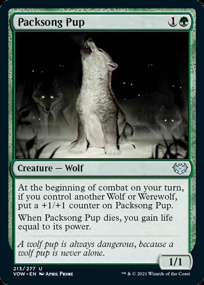 {C} Packsong Pup [Innistrad: Crimson Vow][VOW 213]