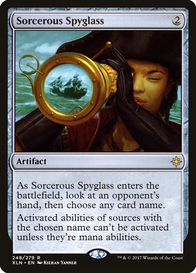 {R} Sorcerous Spyglass [Ixalan][XLN 248]