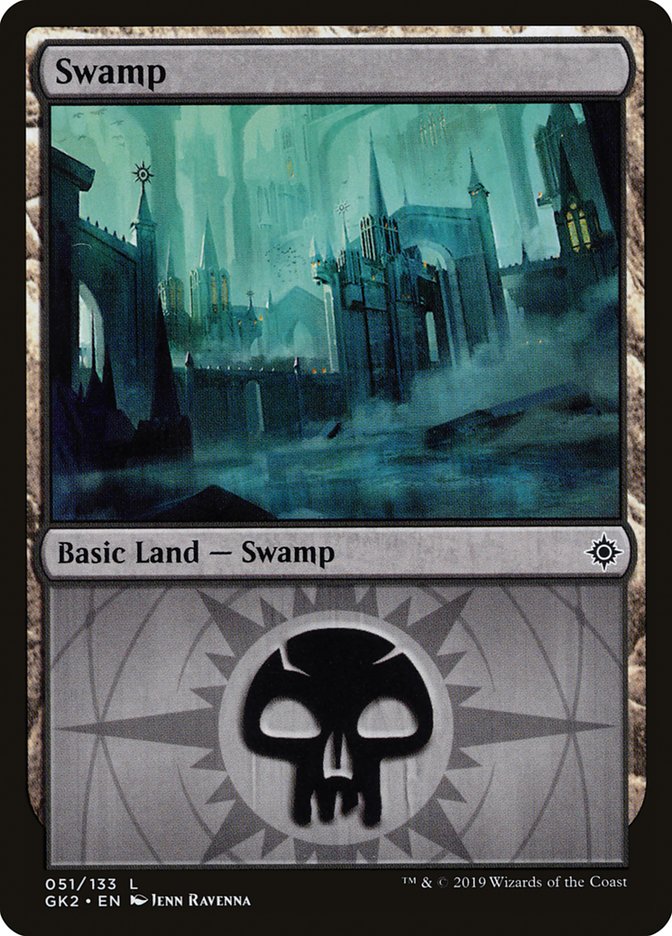 {B}[GK2 051] Swamp (51) [Ravnica Allegiance Guild Kit]