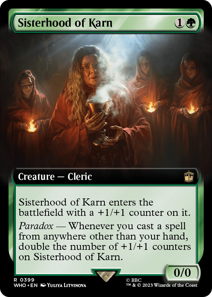 {R} Sisterhood of Karn (Extended Art) [Doctor Who][WHO 399]