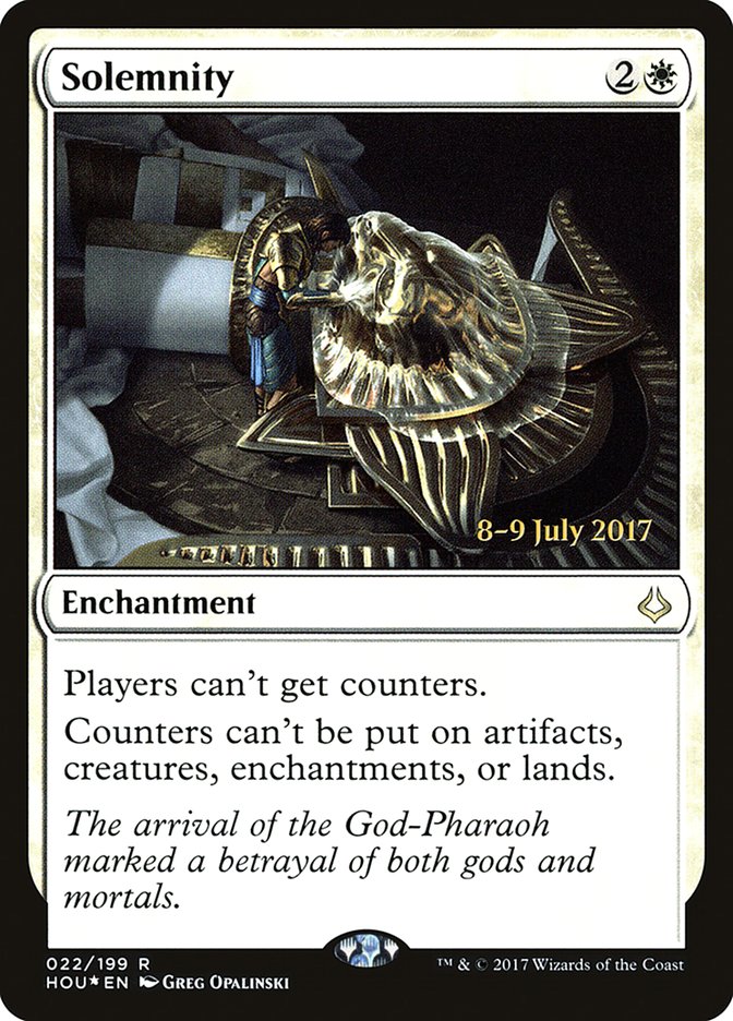 {R} Solemnity [Hour of Devastation Prerelease Promos][PR HOU 022]