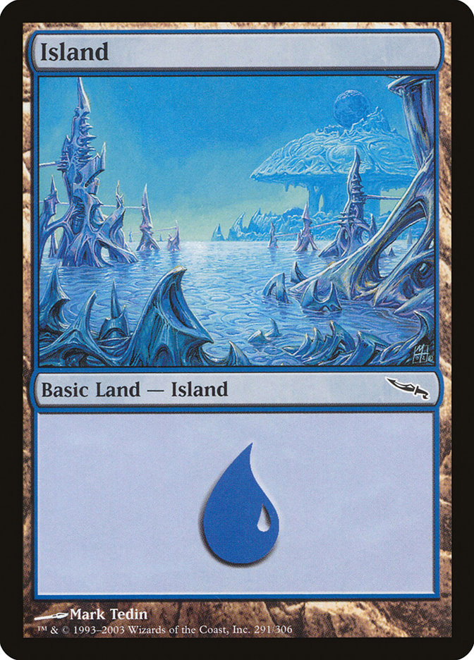 {B}[MRD 291] Island (291) [Mirrodin]