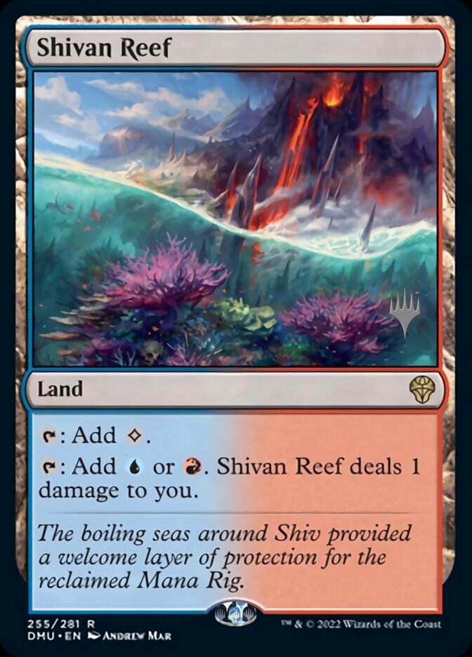 {@R} Shivan Reef (Promo Pack) [Dominaria United Promos][PP DMU 255]