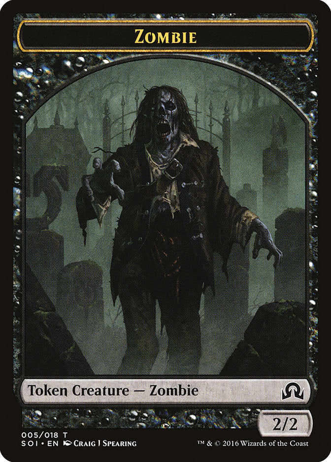 {T} Zombie Token [Shadows over Innistrad Tokens][TSOI 005]