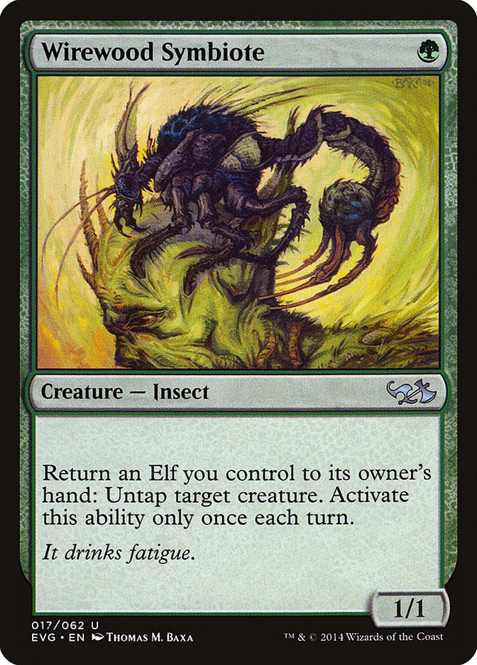 {C} Wirewood Symbiote (Elves vs. Goblins) [Duel Decks Anthology][EVG 017]