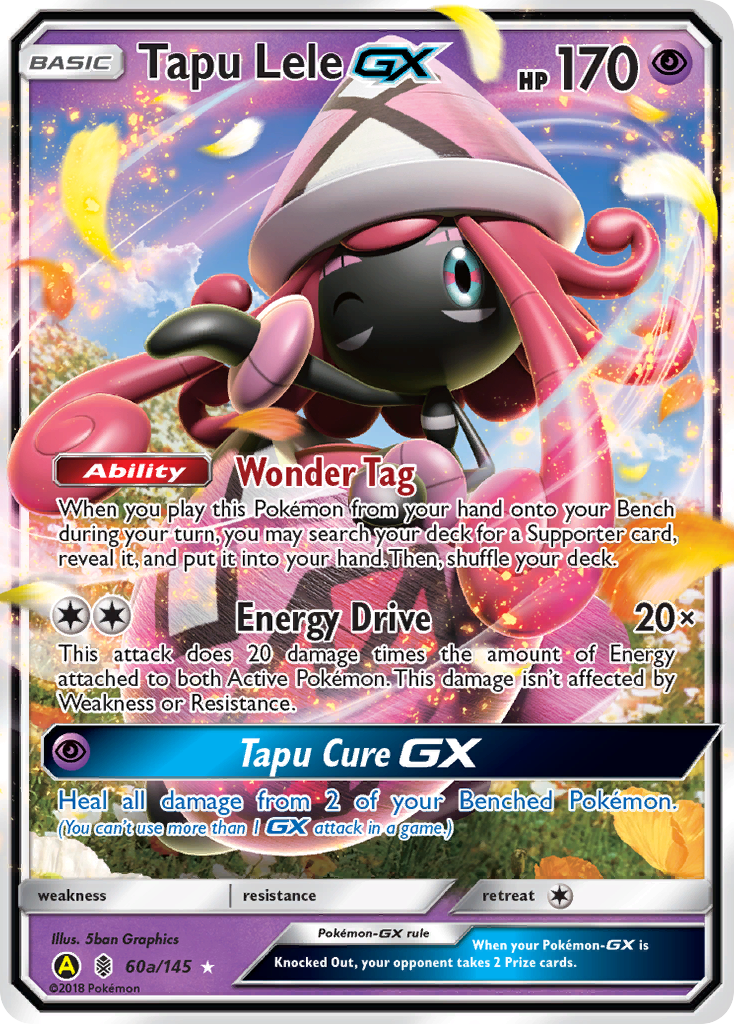 [PKM-R] Tapu Lele GX (60a/145) [Alternate Art Promos]