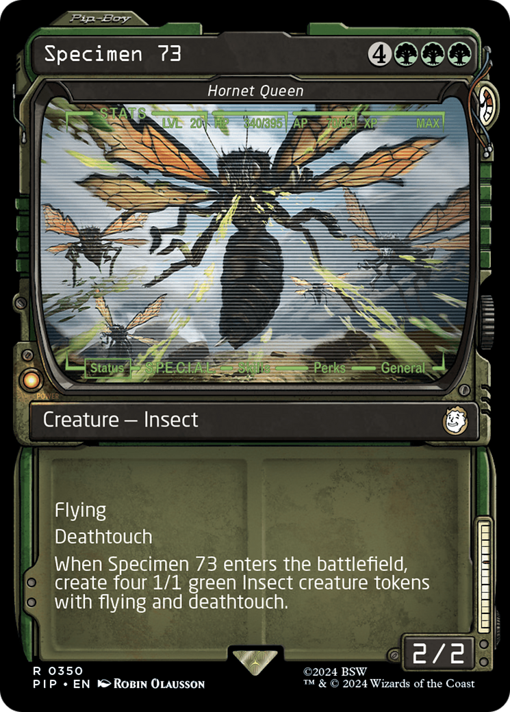 {R} Specimen 73 - Hornet Queen (Showcase) [Fallout][PIP 350]